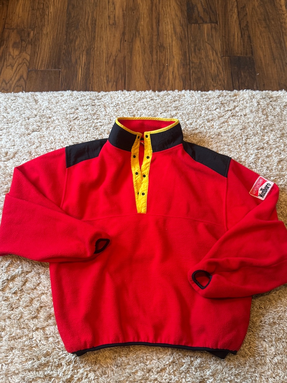 Vintage Marlboro Red Fleece Jacket